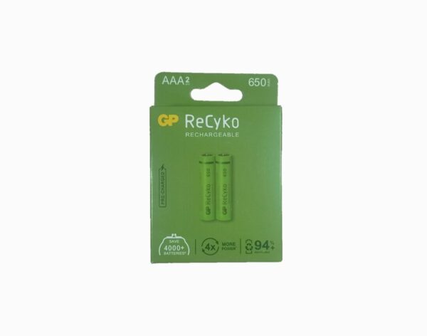 باتری شارژی نیم قلمی ریسایکو GP 650